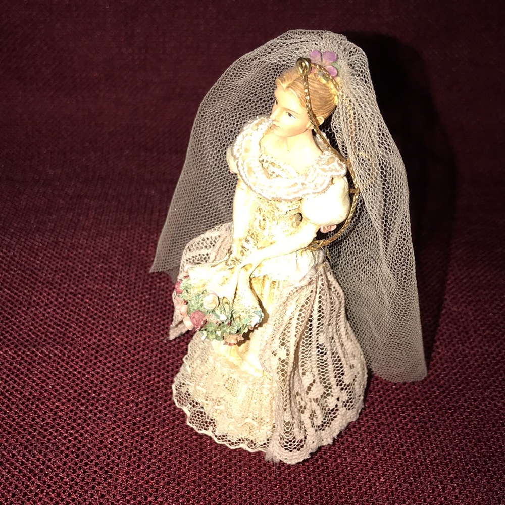 Vintage Ornament Collection Victorian Louis Nichole Bride with Bouquet